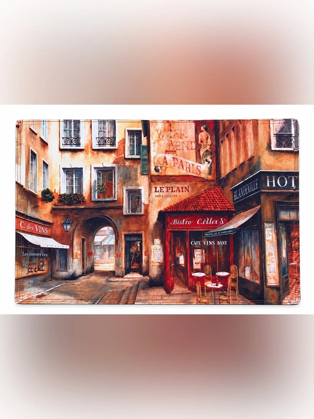 Paris Bistro Place Mats set of 4